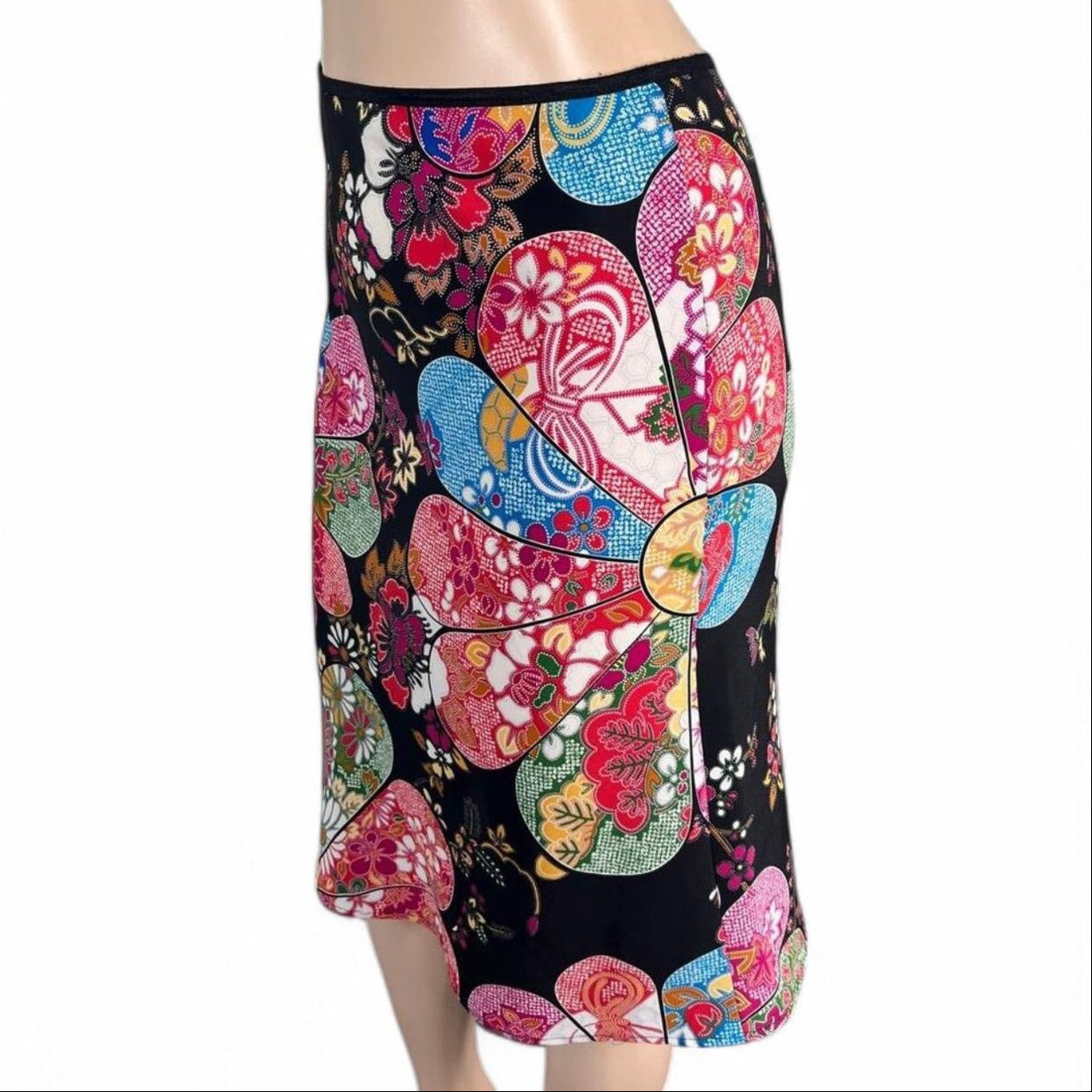 Y2K Von Mozart Floral Print Skirt | Size S/M