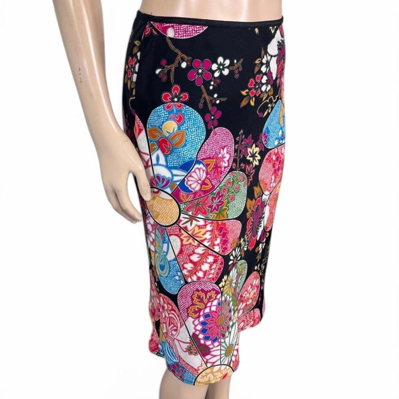 Y2K Von Mozart Floral Print Skirt | Size S/M