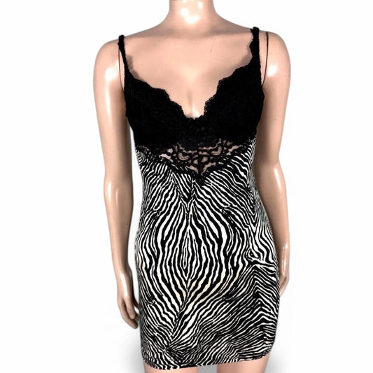 Zebra Print Lingerie Mini | Size 34B