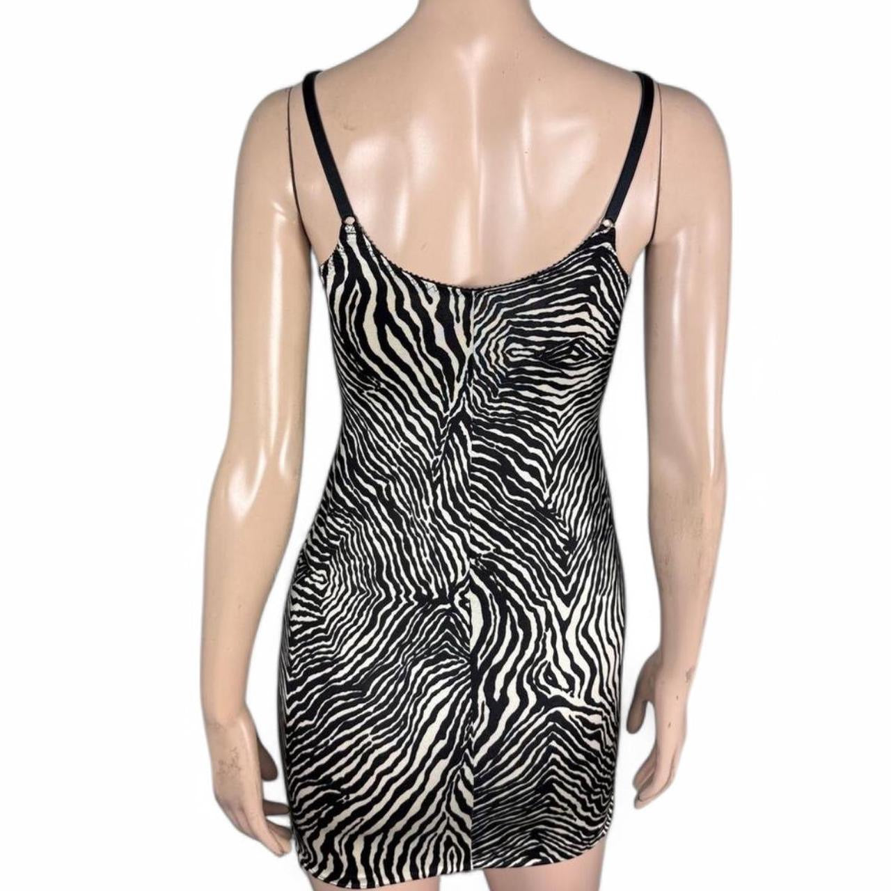 Zebra Print Lingerie Mini | Size 34B