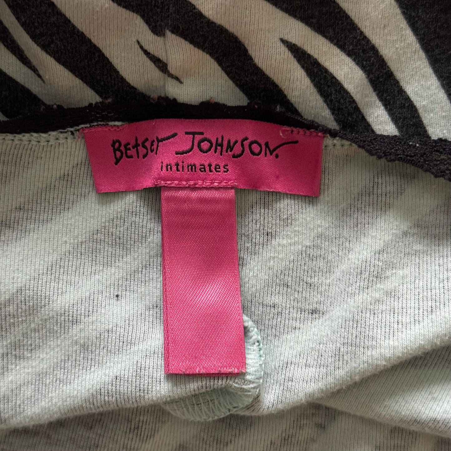 Y2K Betsey Johnson Zebra Mini Dress| Size S