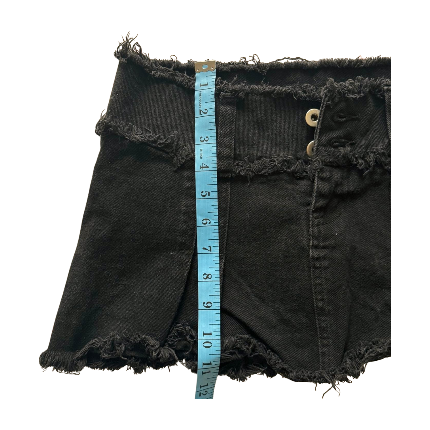 I.AM.GIA Black Denim Mini Skirt | Size XS