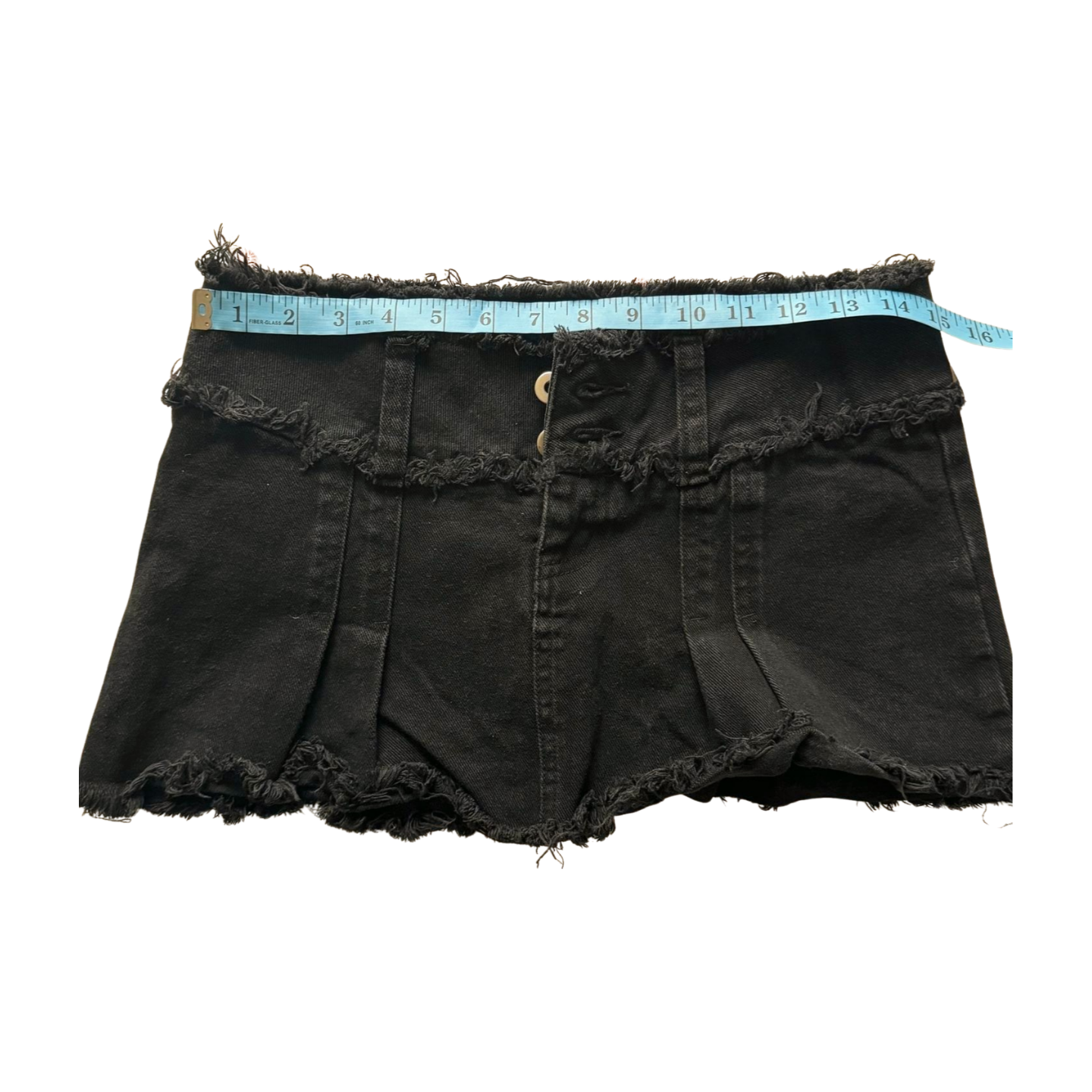 I.AM.GIA Black Denim Mini Skirt | Size XS