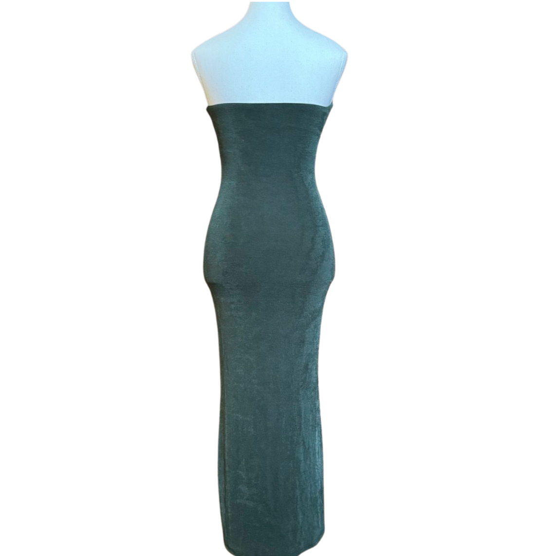 Strapless Cut-Out Maxi Dress | Size 4