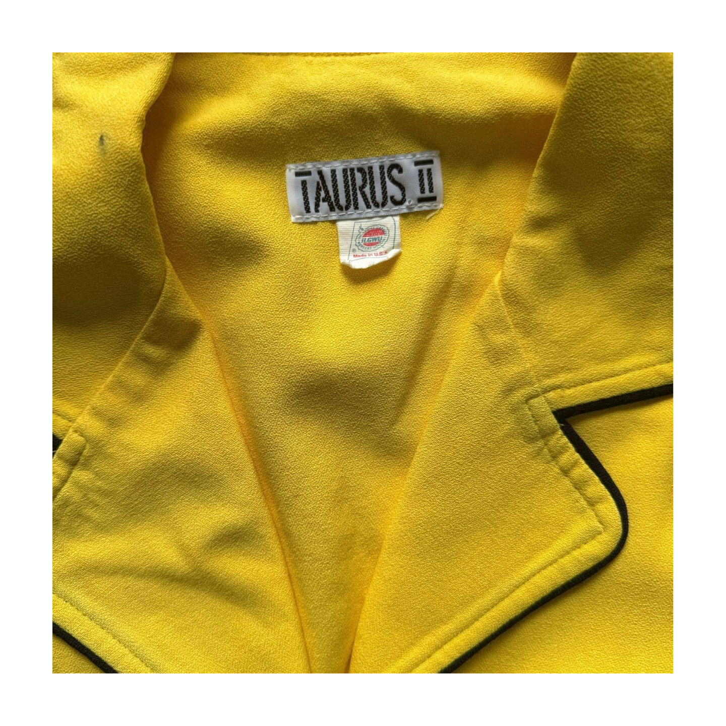 Vintage Yellow Button-Front Dress with Pockets | Size M