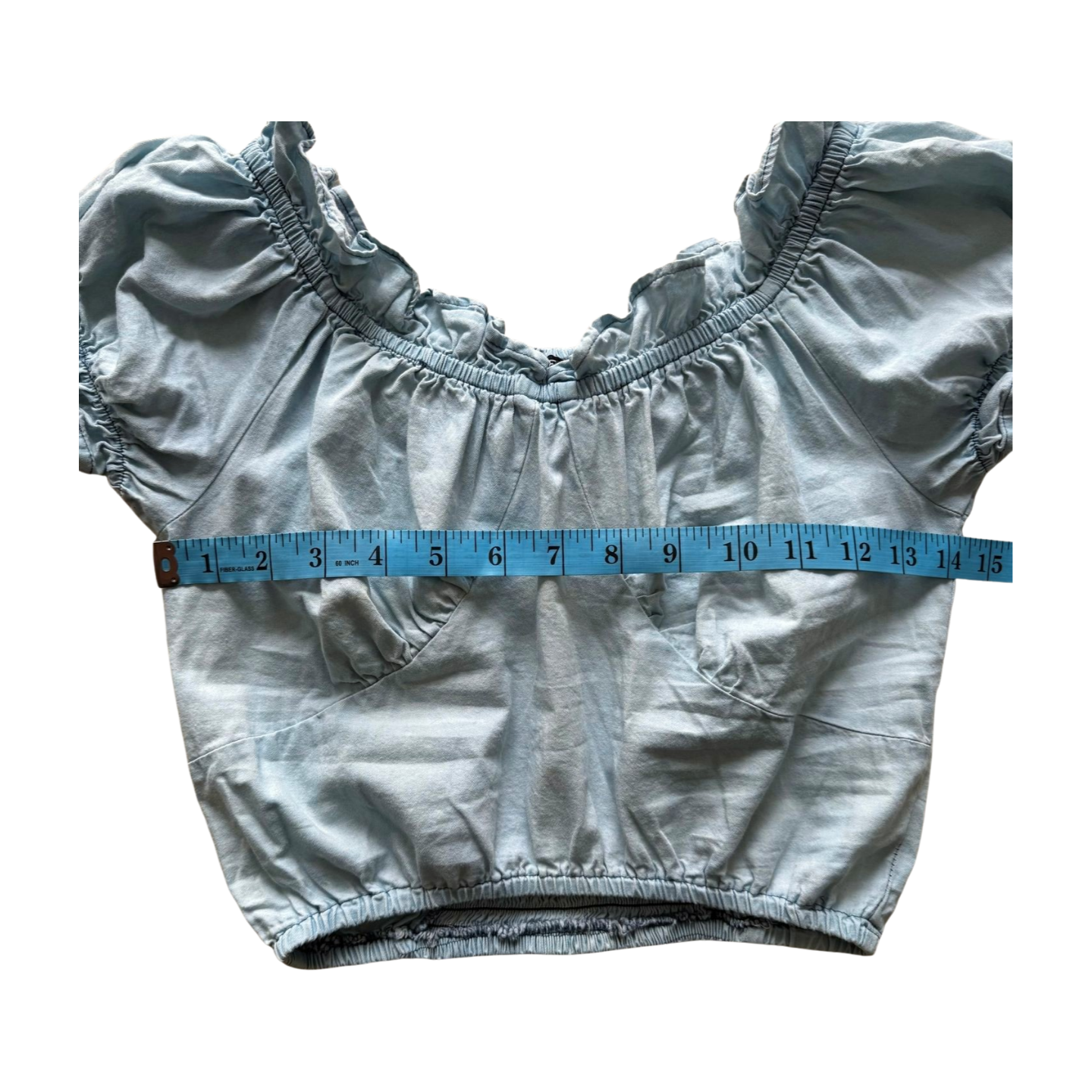 Adorable Light Blue Crop Top | Size S