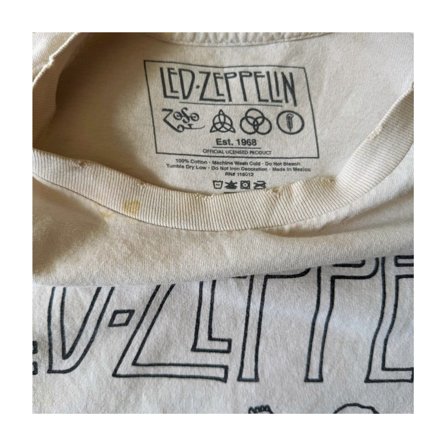 Led Zeppelin Band Tee | Size S